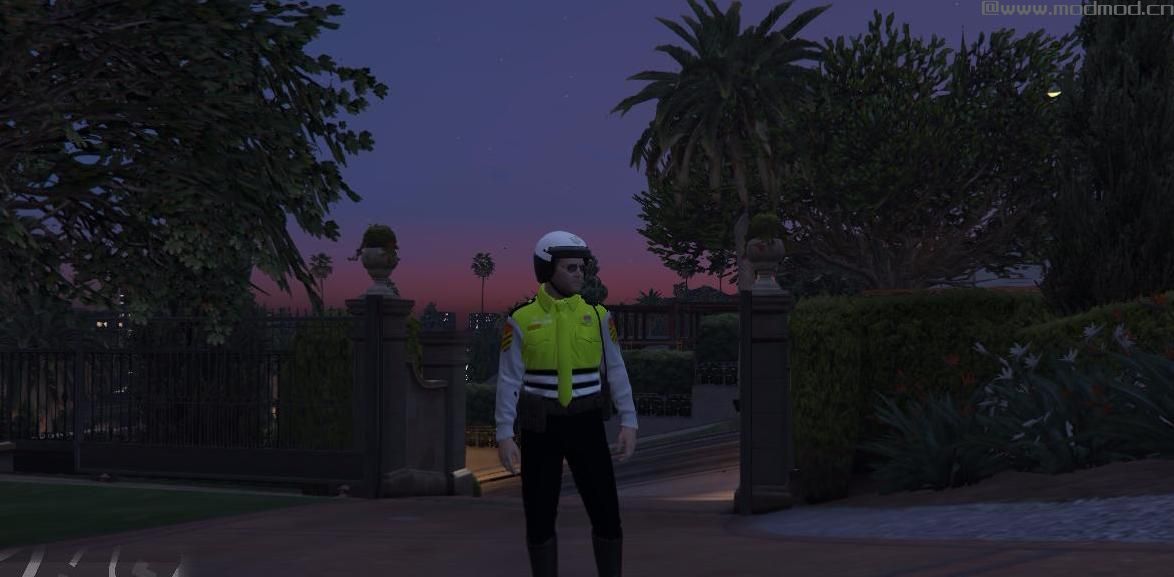 侠盗猎车手5MOD Taiwan police Highway Patrol(Michael) 交通大隊(麥可版)