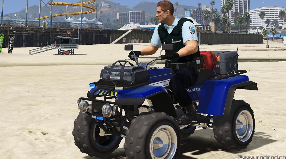 侠盗猎车手5MOD QUAD GENDARMERIE 2018