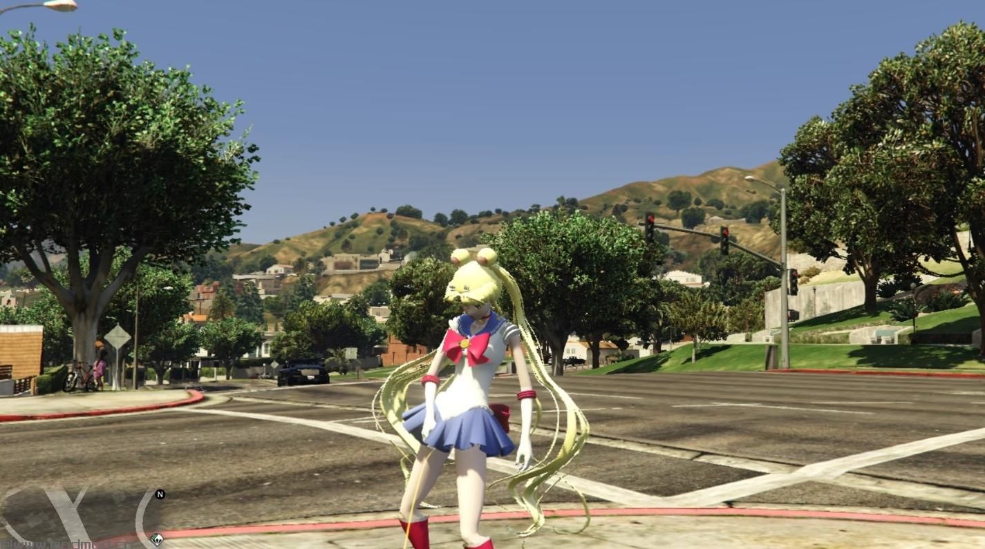 侠盗猎车手5MOD Sailor Moon