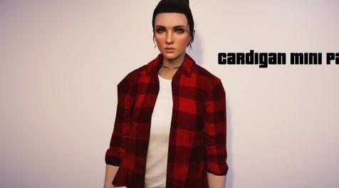 侠盗猎车手5MOD Cardigan Texture Pack For MP Female