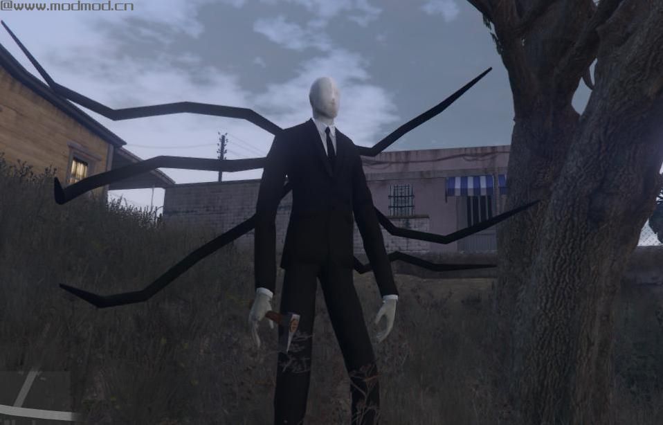侠盗猎车手5MOD Slender Man Tentacles
