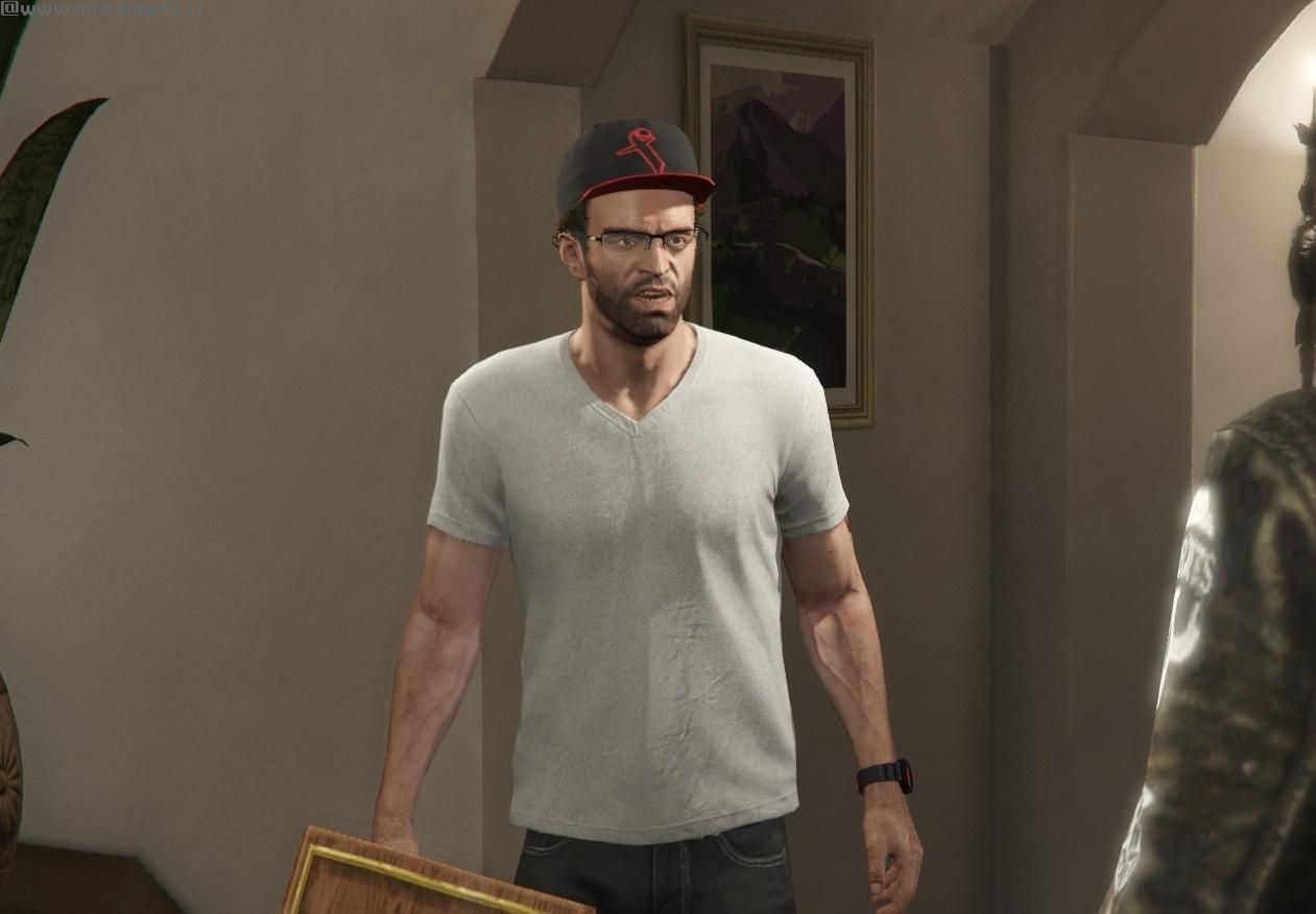 侠盗猎车手5MOD New Glasses & Watch For Trevor