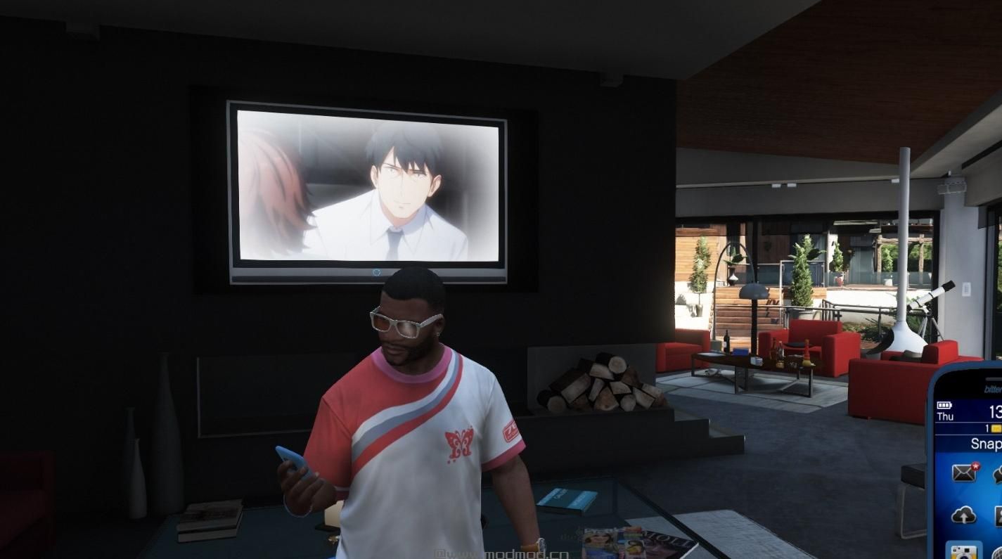 侠盗猎车手5MOD The Idolm@ster Million Live! Lesson Shirt For Franklin