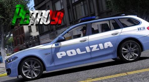 侠盗猎车手5MOD BMW 530 - Polizia Stradale [4k]