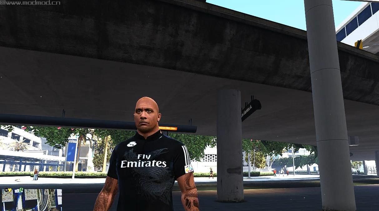 侠盗猎车手5MOD REAL MADRID T-SHIRT V-8.0
