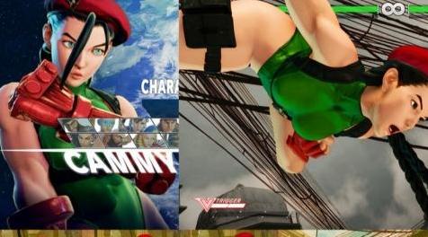 街头霸王5MOD  Non Jacked Cammy with Black Hair SFV