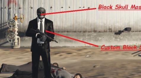 侠盗猎车手5MOD Black Mask Franklin