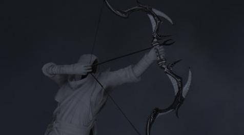 上古卷轴5：重置版MOD 白色Daedric弓箭 - 天际特别版