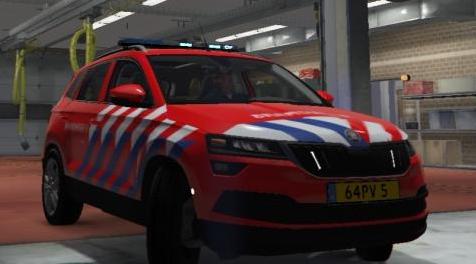 侠盗猎车手5MOD Brandweer Brabant Noord OVD skin