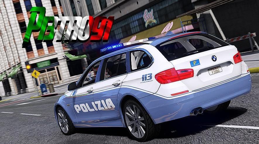 侠盗猎车手5MOD BMW 530 - Polizia Stradale [4k]