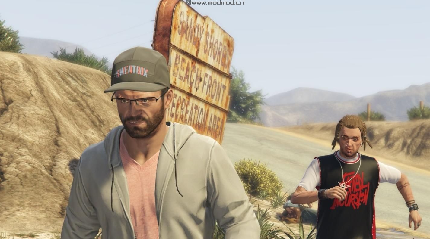 侠盗猎车手5MOD MP Hoodie For Trevor ( Lots Of Colors )