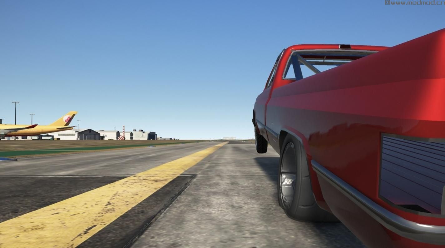 侠盗猎车手5MOD 1986 Chevrolet Silverado Drag Truck