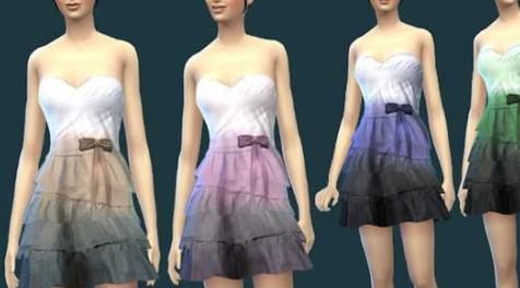 模拟人生4MOD MagisDressS4-271217 连体短裙