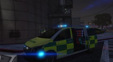侠盗猎车手5MOD Mercedes London Ambulance Service Incident Response Unit