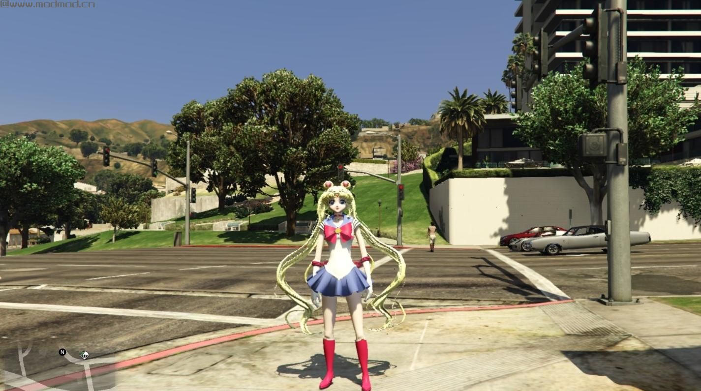 侠盗猎车手5MOD Sailor Moon