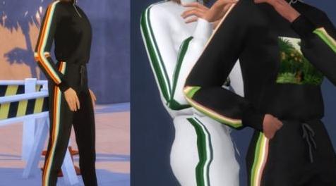 模拟人生4MOD ChloeM-Sports wear Top 运动服