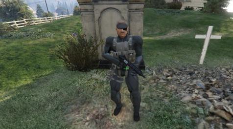 侠盗猎车手5「GTA5」Mod: Metal Gear solid Snake pack