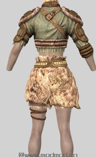 超越天际的CBBE护甲和服装转换 - Bruma