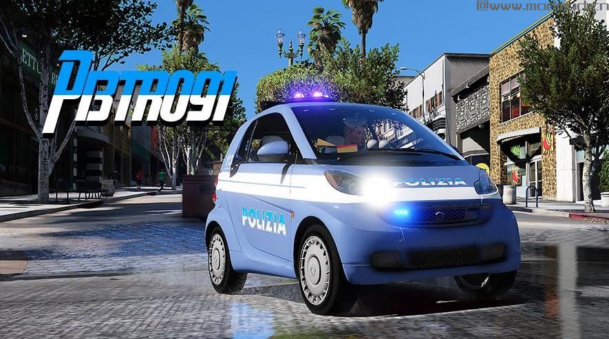 侠盗猎车手5「GTA5」Mod: Smart - Polizia di Stato