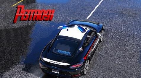 侠盗猎车手5「GTA5」Mod: Porsche 718 Cayman S - Carabinieri