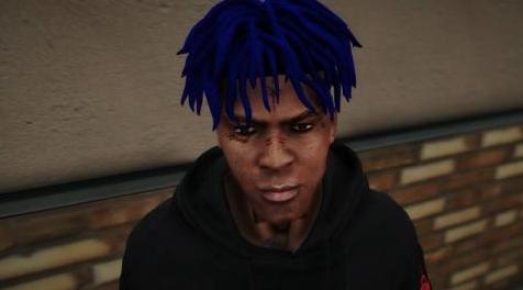 侠盗猎车手5「GTA5」Mod: Franklin Face Tattoo XXXTentacion