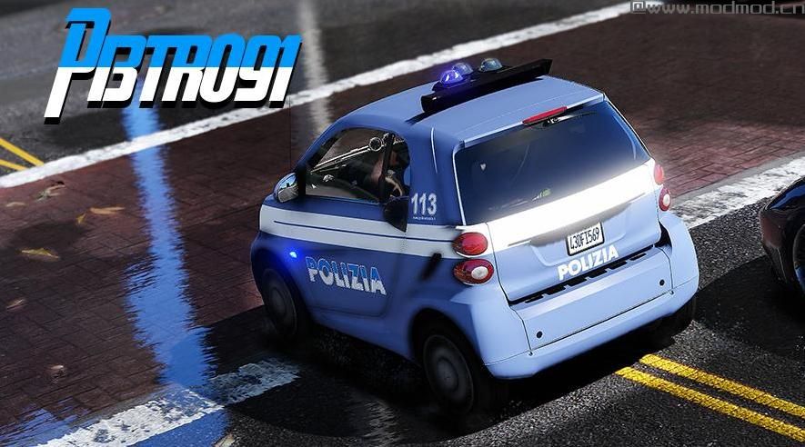 侠盗猎车手5「GTA5」Mod: Smart - Polizia di Stato