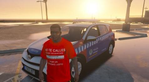 侠盗猎车手5「GTA5」Mod: Camiseta Convenio Justo Ya