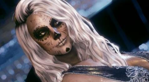 辐射4MOD Sugar skull face retexture 脸部纹身