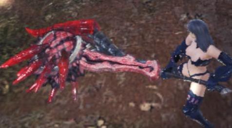 怪物猎人：世界MOD Blood Kirin Switch Axe (Legiana Switch Axe Transmog)