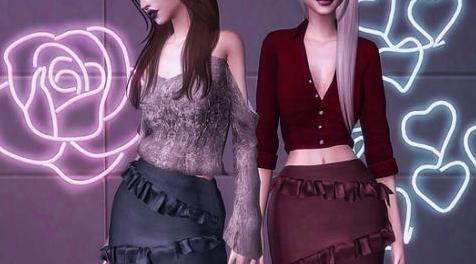 模拟人生4MOD Genius Aspiration Skirt 吸气裙