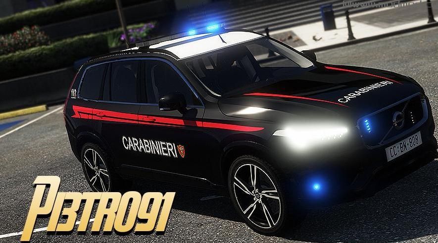 侠盗猎车手5「GTA5」Mod: 沃尔沃XC90 - Guardia di Finanza，Polizia，Carabinieri e Automedic