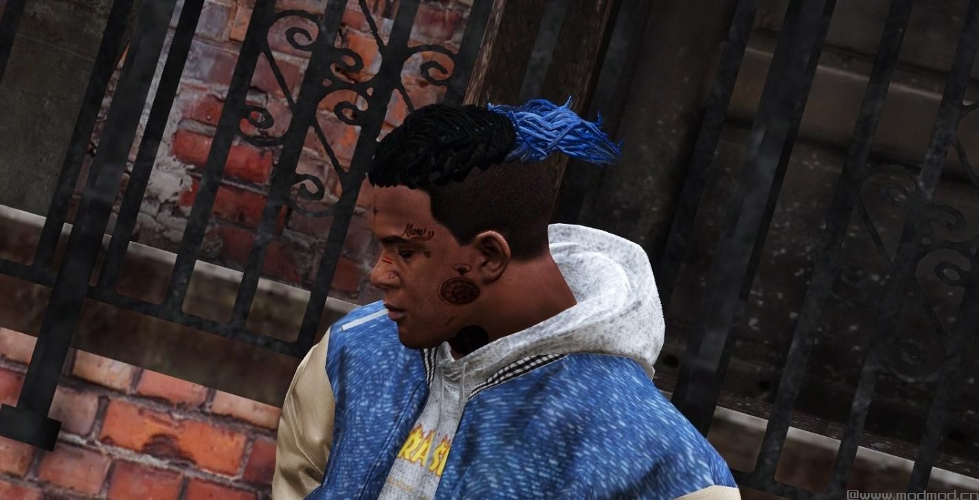 侠盗猎车手5「GTA5」Mod: XXXTENTACION Dreads