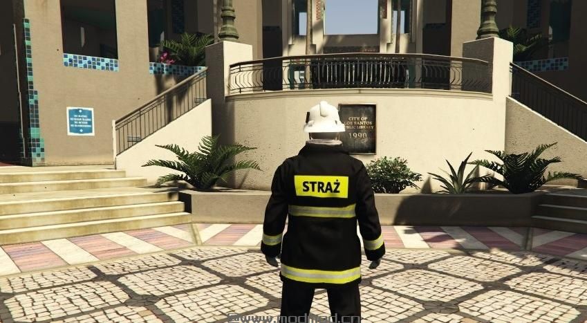 侠盗猎车手5「GTA5」Mod: Polska Straż Pożarna Poland Polski Polish