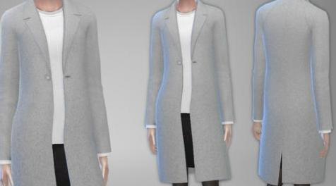 模拟人生4MOD Casual Coat 2 - Rustys Autumn Coat Recolor 休闲外套2
