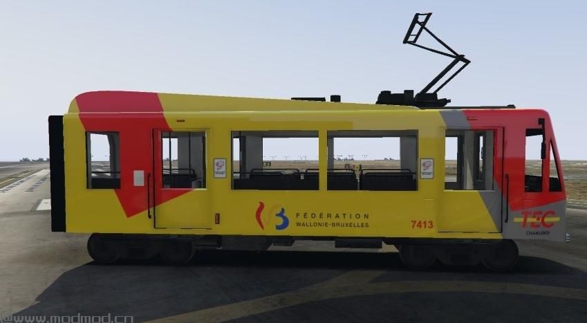 侠盗猎车手5「GTA5」Mod: [Texture] M&eacute;tro TEC de Charleroi