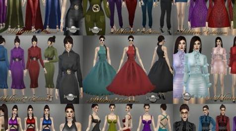 模拟人生4MOD Asliene blouse 1 女式衬衫