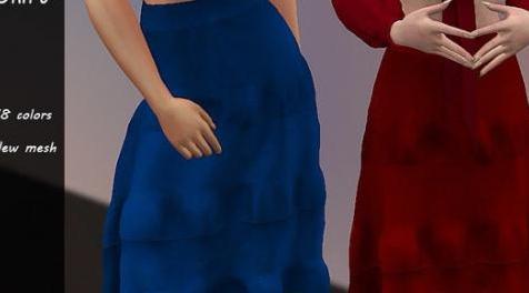 模拟人生4MOD Helli Skirt 裙子