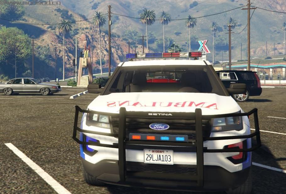 侠盗猎车手5「GTA5」Mod: T&uuml;rk Ambulans Livery (Ford Explorer) Re-texture