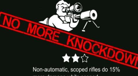 辐射4MOD Sniper Perk knockdown to bonus damage 狙击Perk击倒额外伤害