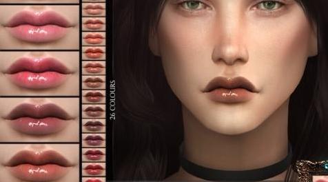 模拟人生4MOD Lemo Lipstick 唇膏