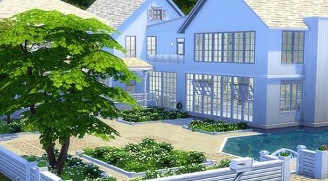 模拟人生4MOD  The snow white villa 别墅