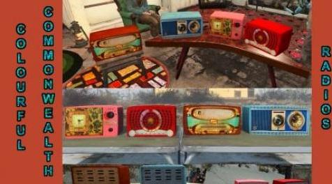 辐射4MOD Colourful Commonwealth - Atomic Tables and Retro Radios 收音机