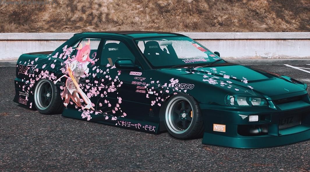 侠盗猎车手5「GTA5」Mod: Itasha Drift livery