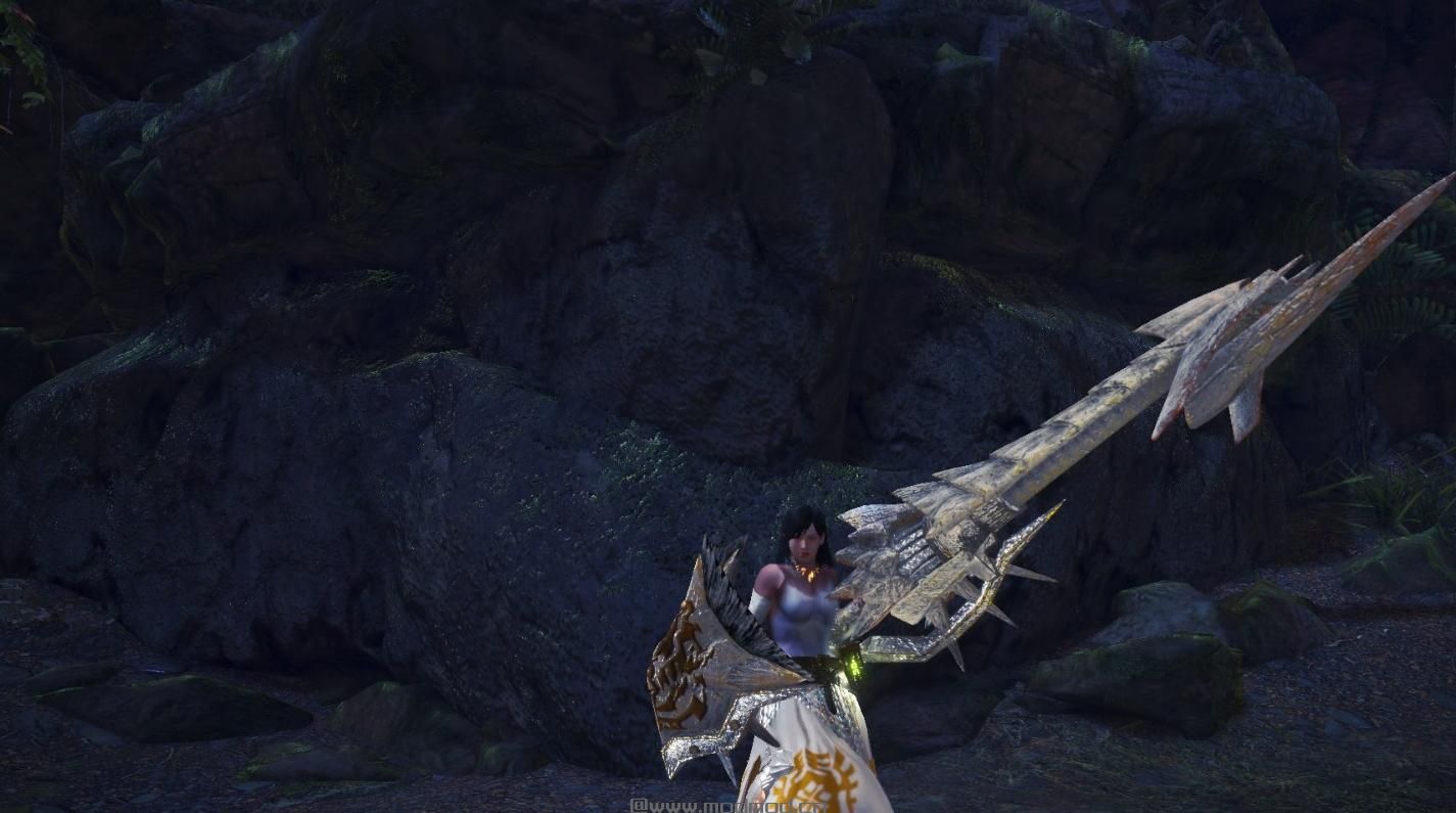 怪物猎人：世界MOD Golden Skeletal Dragon Gunlance