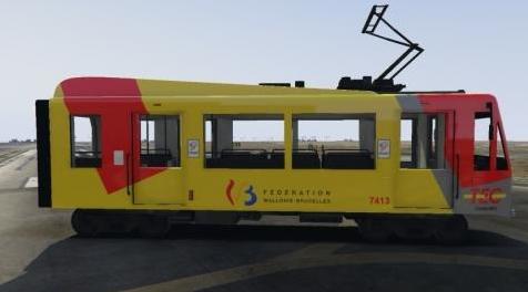 侠盗猎车手5「GTA5」Mod: [Texture] M&eacute;tro TEC de Charleroi