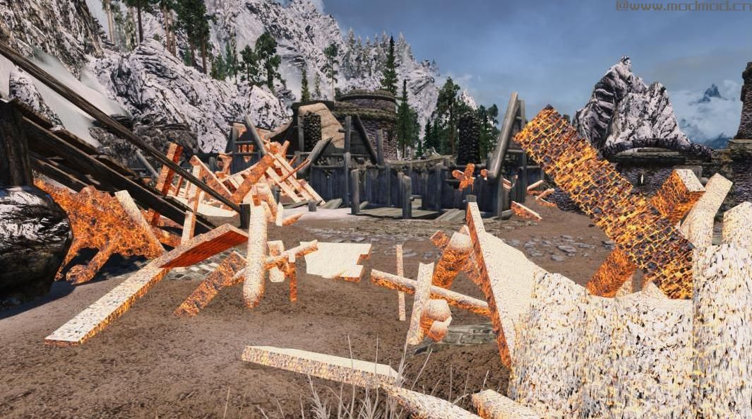 上古卷轴5：重置版MOD 烧焦的木头