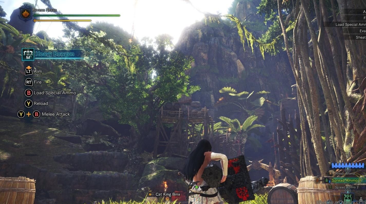 怪物猎人：世界MOD Hellsing Spread Cannon
