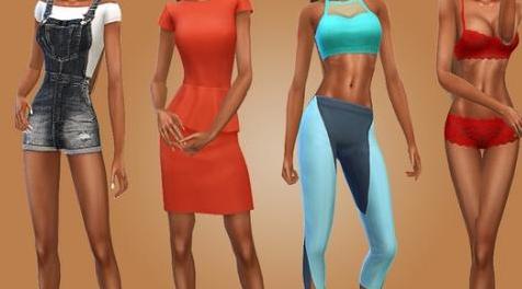 模拟人生4MOD Amber Kennedy 小麦色妹纸