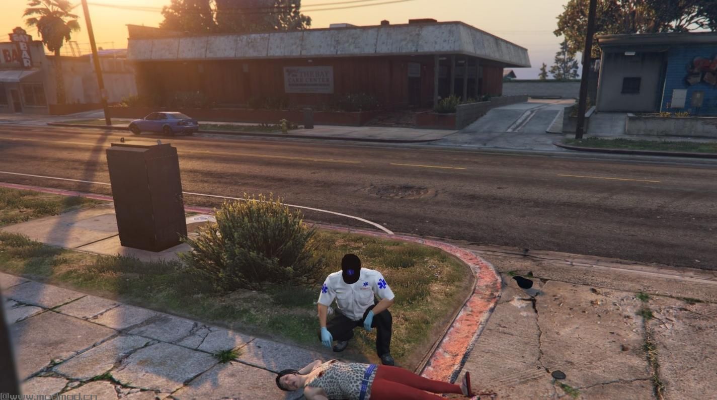 侠盗猎车手5「GTA5」Mod: Any Town/City Paramedic PED