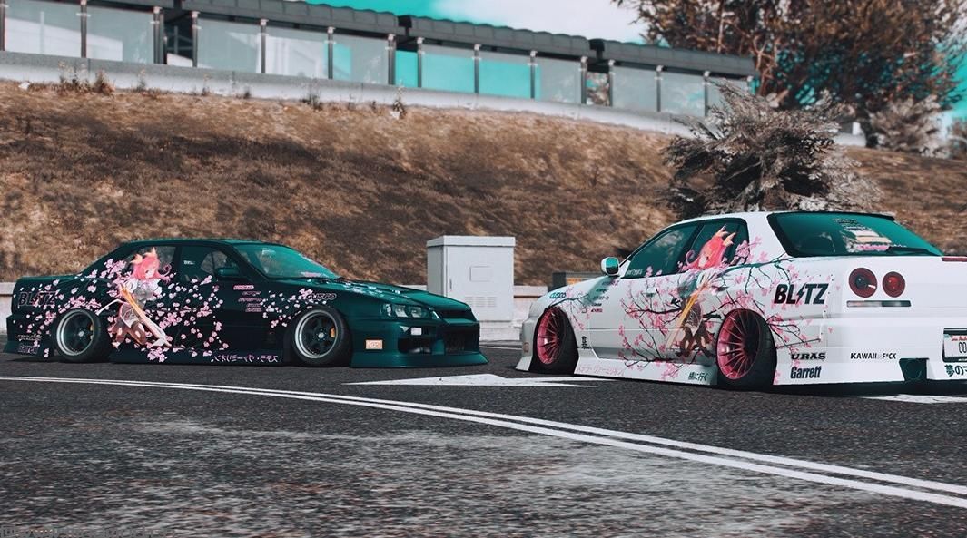 侠盗猎车手5「GTA5」Mod: Itasha Drift livery
